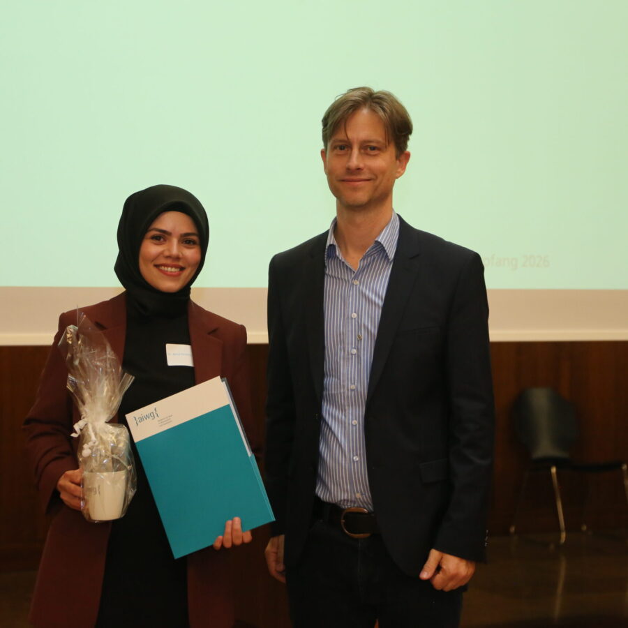 AIWG-Dissertationspreisträgerin 2026 Betül Karakoç-Kafkas / Foto: Julia Bengeser